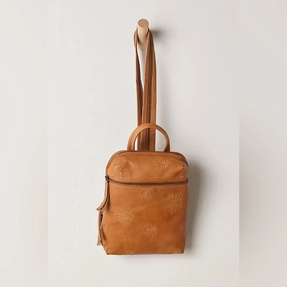 NWT Free People Break Of Dawn Backpack ~Cognac~ - Picture 2 of 5